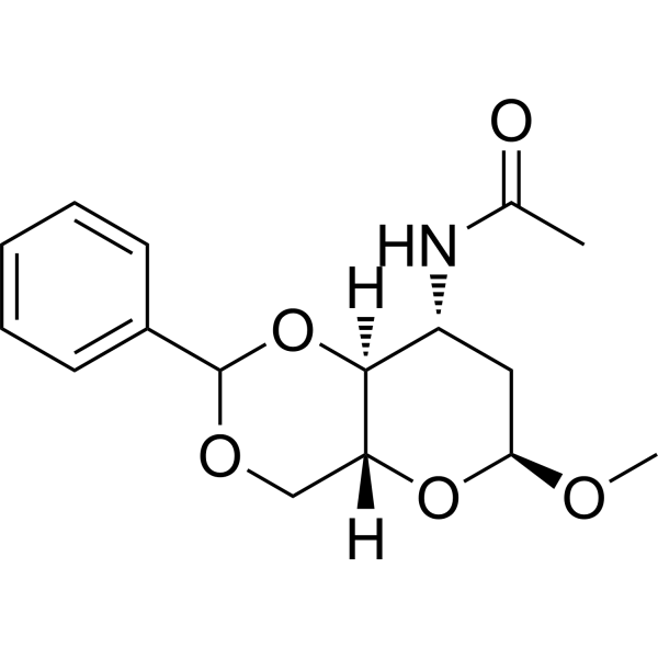 Methyl 3-acetamido-4,6-O-benzylidene-2,3-dideoxy-α-D-arabino-hexopyranoside 4115-63-3